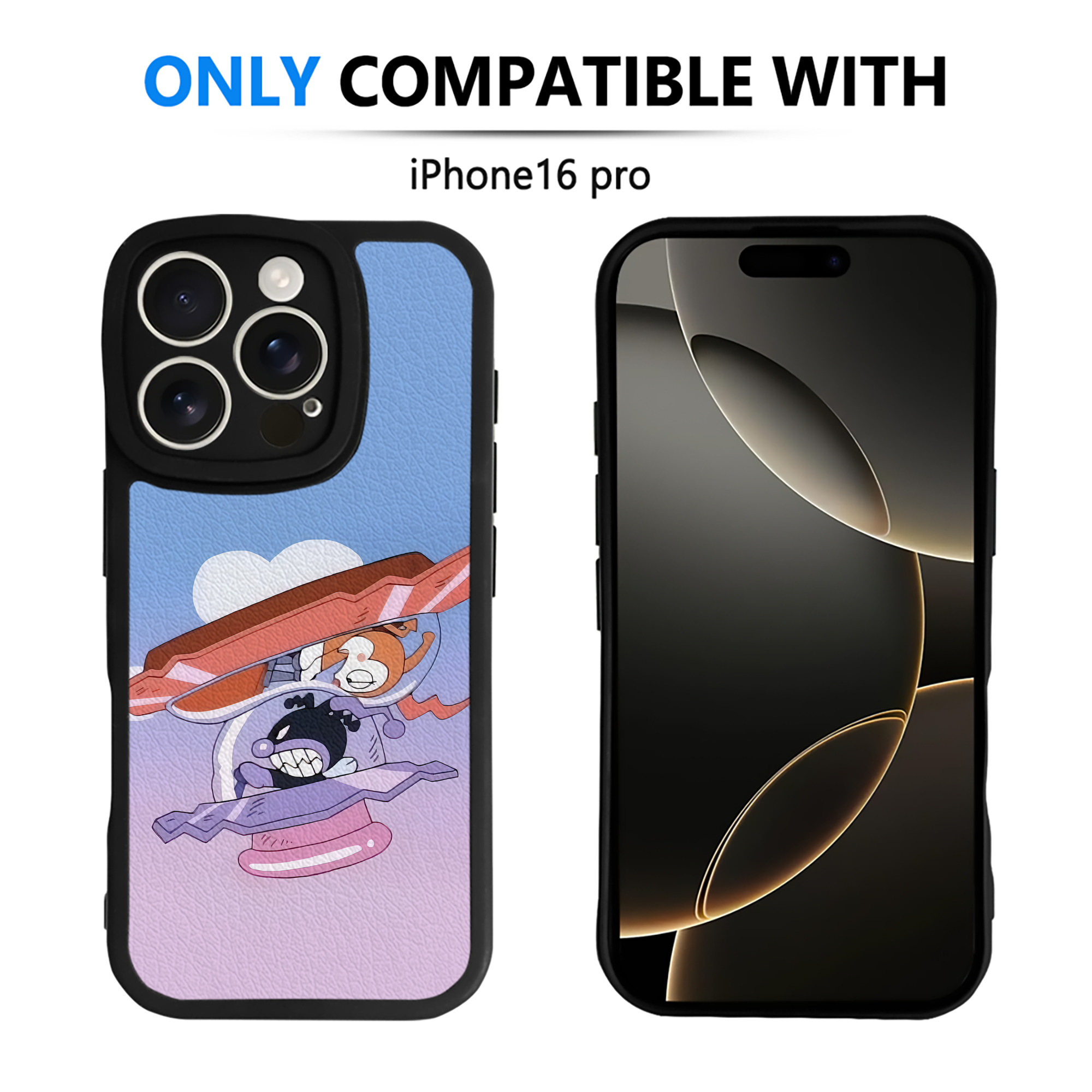 （画像用） アンパンマン Anpanman 【iPhone 16シリーズ対応】シリコンスマホケース（レザー調） 材質：シリコン